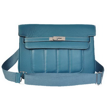 Hermes 2013 Bags Clemence Leather Blue